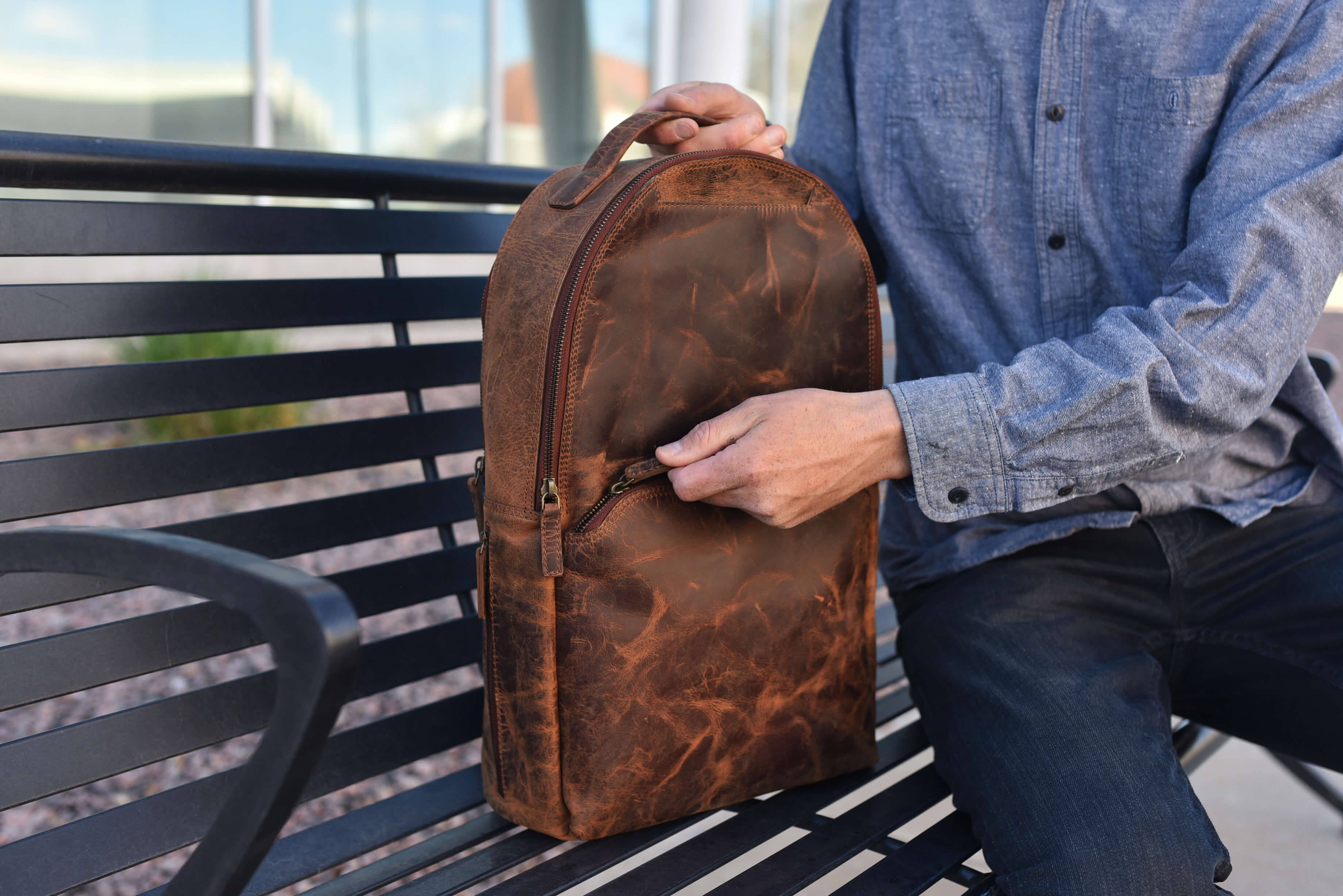 best executive leather backpack Kiko Leather