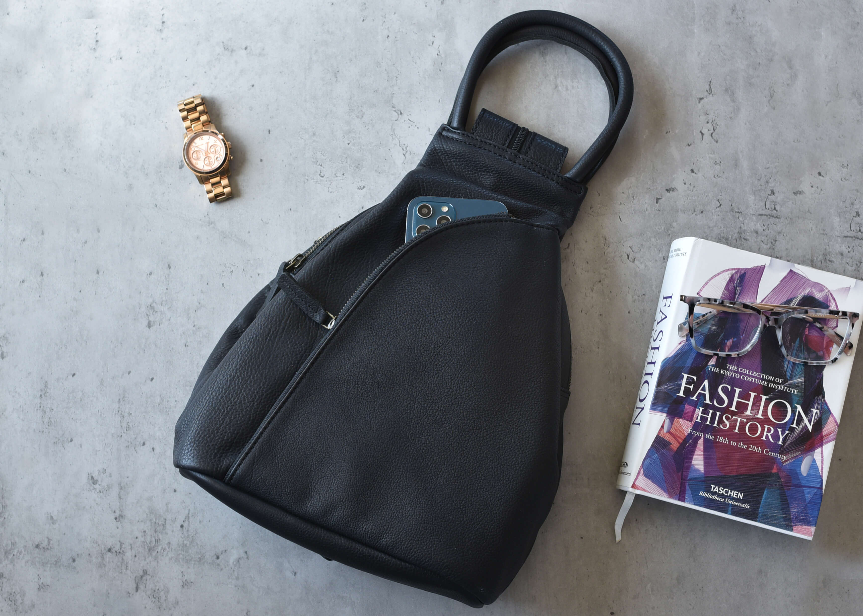 dk86 leather sling backpack Kiko Leather