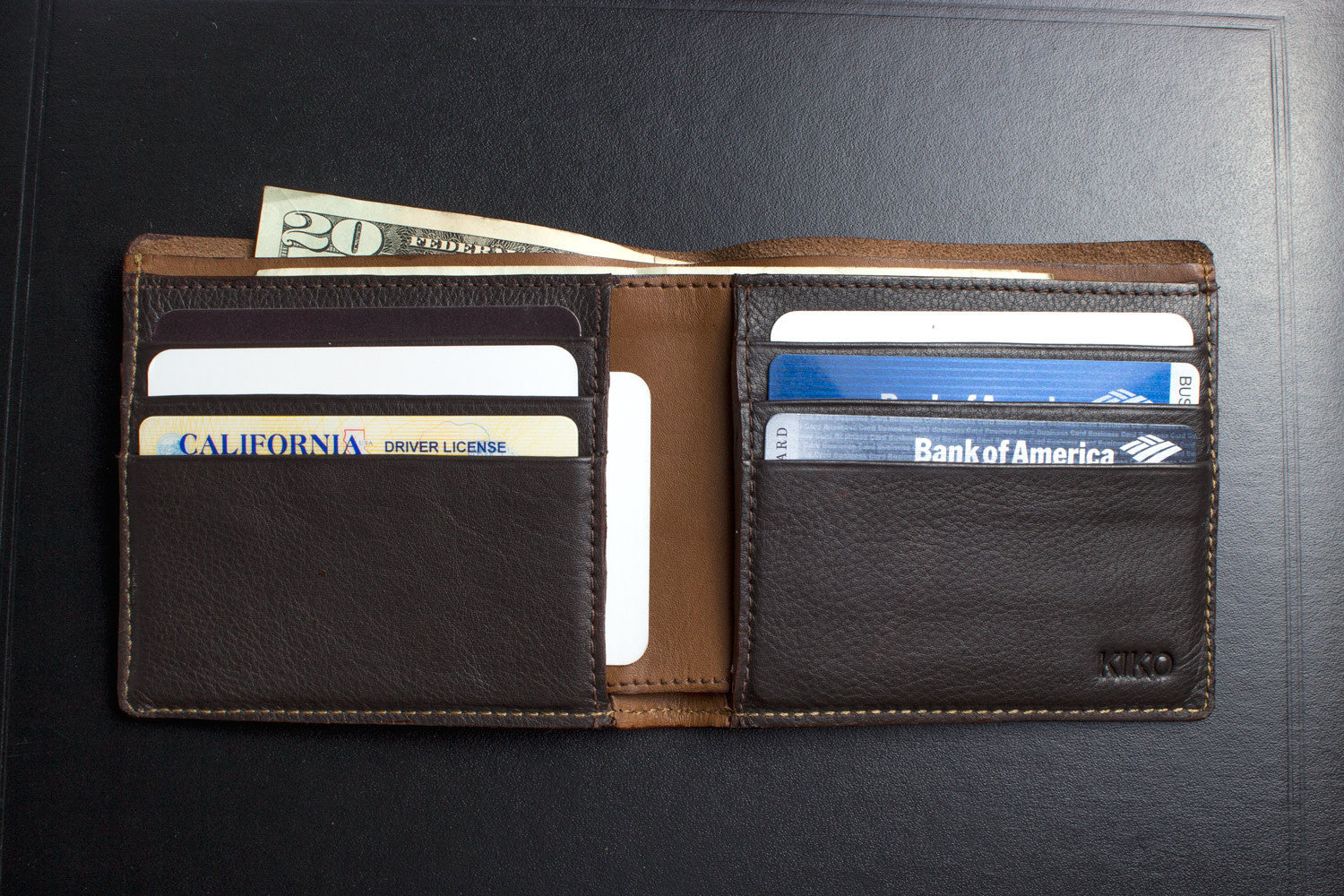 Double Bifold Wallet – Kiko Leather